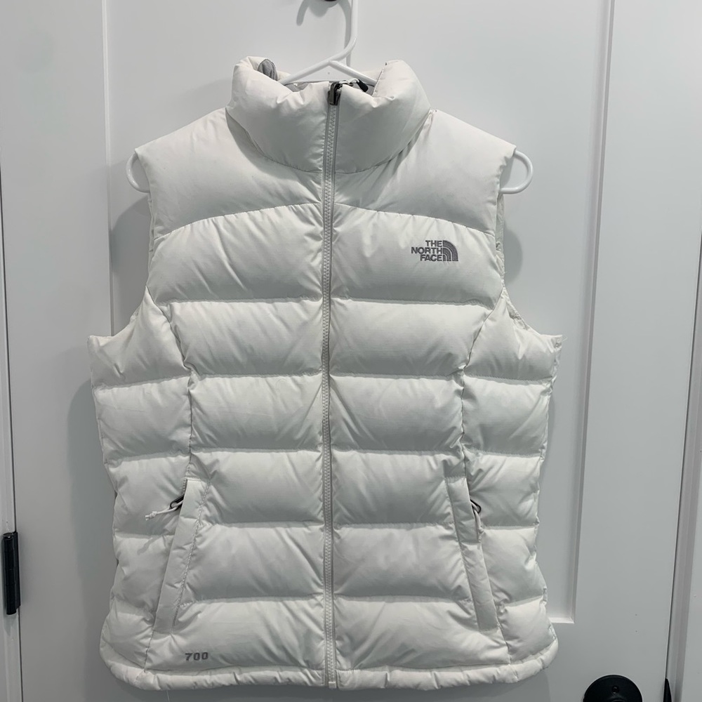 The North Face White 700-fill Down Vest